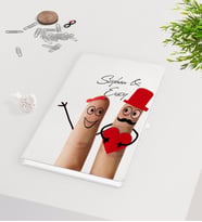 BK Gift Kişiye Özel Sevgililer Günü Beyaz Defter-79