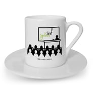 BK Gift Kişiye Özel Sınıf Öğretmeni Türk Kahvesi Fincanı  5