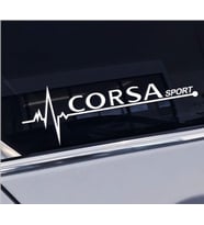 Opel Corsa Napız Kalp Kelebek Cam için Sticker Yapıştırma