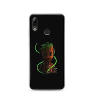 Baby Groot Tasarım Süper Şeffaf Silikon Telefon Kılıfı Huawei PSmart 2019