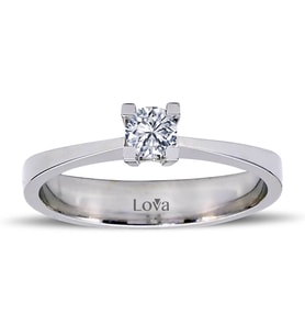 Lova G Renk 0,20 Karat Pırlanta Tektaş Yüzük - 1010011
