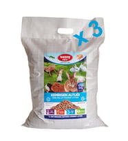 Bonny Nice Organik Çam Pelet Kemirgen Altlığı 10 kg 17 l x 3 Paket