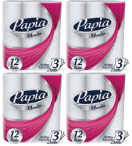 Papia kağıt Havlu 48 Li Set (3 Katlı) (4PK*12)