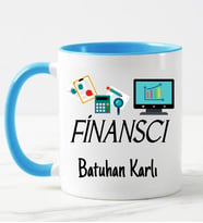 Finanscı Kupa Bardağı Mavi