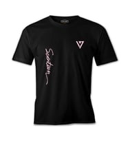 Seventeen - Logo Siyah Erkek Tshirt