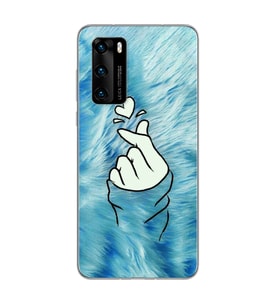 Parmak Tasarım Süper Şeffaf Silikon Telefon Kılıfı Huawei P40 Pro