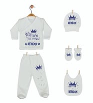 Pia Baby GL 1907-05 İsme Özel Beşli Zıbın Set