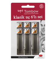 Tombow Uc 0,5 mm 2B Blisterli ( 6ad ) - Kalem Ucu 0.5