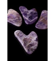 Ametist Gua Sha Masaj Taşı - Yüz Cilt Masaj Taşı - MS0025
