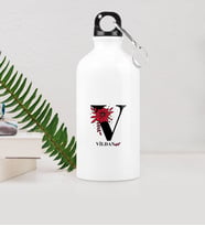 BK Gift Kişiye Özel V Baş Harf Ve İsimli Metal Suluk 500 Ml