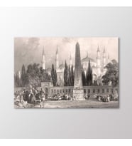 Arty Tablo Sultanahmet Camii ve Dikilitaş Tablo (Karışık)