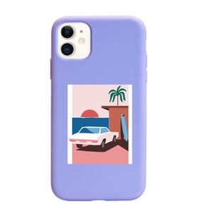 Lila Lansman Telefon Kılıfı Iphone 11