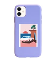 Lila Lansman Telefon Kılıfı Iphone 11