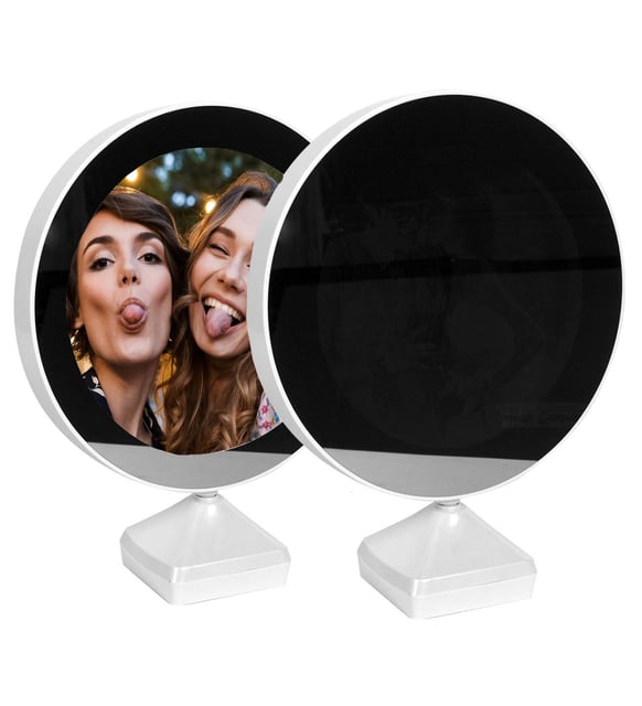 Kişiye Özel Fotoğraflı Led Işıklı Sihirli Ayna Çerçeve