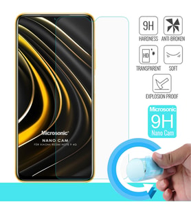 Microsonic Xiaomi Redmi Note 9 4G Nano Glass Cam Ekran Koruyucu