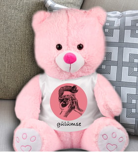 Gülümse Temalı Peluş Ayıcık 50 Cm 82219