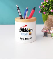 Mesajlı Maden Mühendisi Tasarımlı Kişiye Özel Maden Mühendisi Kalemlik