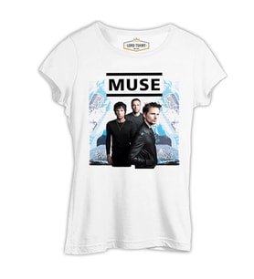 Muse - İstanbul Beyaz Kadın Tshirt