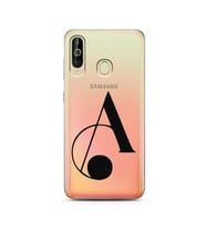 Samsung A60 Harf Tasarımlı Telefon Kılıfı A-Harfi 