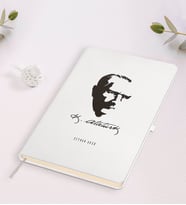 BK Gift Kişiye Özel Atatürk Temalı Beyaz Defter-23