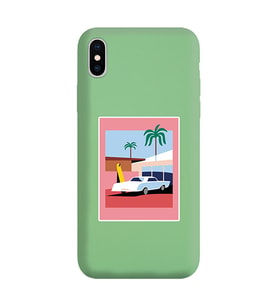 Yeşil Lansman Telefon Kılıfı Iphone XS