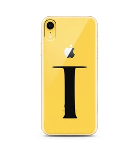 Iphone XR Harf Tasarımlı Telefon Kılıfı T-Harfi 