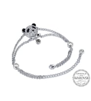 Monemel Kristal Taşlı Pandalı Bileklik (Altın Kaplama)