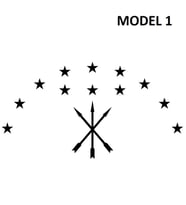 22cmx28cm Adige Çerkez Bayrak Sembolü