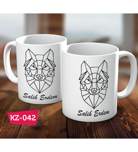 Kişiye Özel İsimli Minimalist Hediye Kupa Bardak
