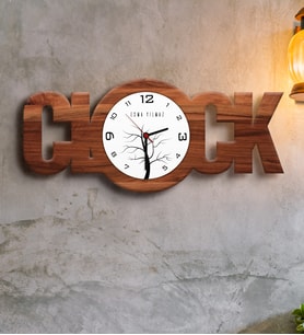 BK Gift Kişiye Özel Clock Ahşap Duvar Saati  5