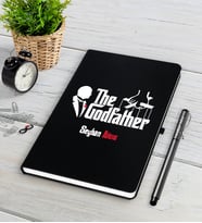 BK Gift Kişiye Özel The Godfather Siyah Defter Kalem Seti