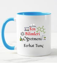 Fen Bilimleri Öğretmeni  Kupa Bardağı Mavi