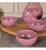 Keramika Mat Violet Bulut Çerezlik/Sosluk 8 Cm 6 Adet