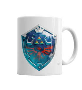 Escudo Zelda Kupa Bardak Porselen