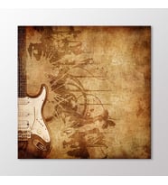 Arty Tablo Elektro Gitar Tablo (Karışık)