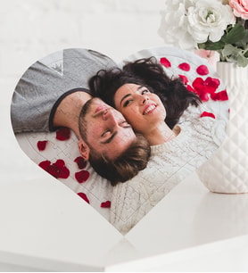 BK Gift Kişiye Özel 69 Parça Kalp Puzzle