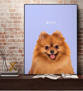 BK Gift Kişiye Özel Evcil Dost Kanvas Tablo 50x70cm-4