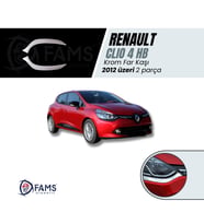 Renault Clio 4 HB Krom Far Çerçevesi 2 Prç. 2012-2016  P.Çelik
