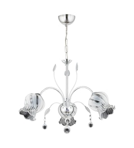 AVONNI AV-65236-3K Krom Kaplama Modern Avize E27 Metal Kristal Cam 56cm