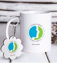 BK Gift Kişiye Özel Mesleki Plastik Cerrah Beyaz Kupa ve Anahtarlık Hediye Seti (Model 1)