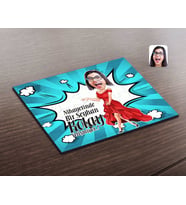 BK Gift Kişiye Özel Kadın Kolay Yetişmiyor Karikatürlü Ahşap Puzzle-1