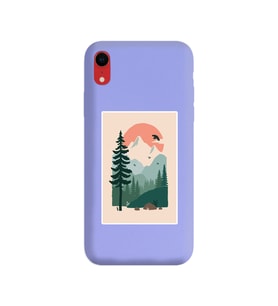 Mor Lansman Kılıf iPhone XR