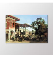 Arty Tablo Trabzonda Bir Kervan Saray 1864 Tablo (Karışık)