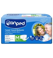 Canped Belbantlı Tekstil Yüzeyli Hasta Bezi Medium 30lu