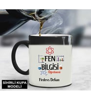 Fen Bilgisi Öğretmenine Kupa Bardağı Sihirli