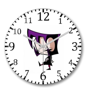 Gaz Invasor Zim Duvar Saati Bombeli Gercek Cam