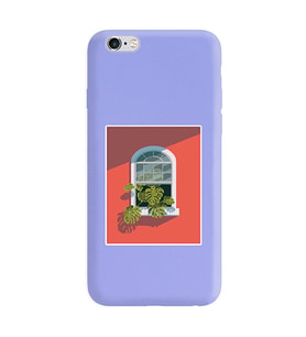 Lila Lansman Telefon Kılıfı Iphone 6