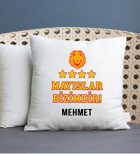 Mayıslar Bizimdir İsme Özel Taraftar Yastık