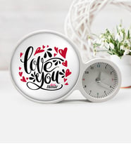 BK Gift Kişiye Özel Seni Seviyorum Saatli Sihirli Led Ayna Çerçeve  4