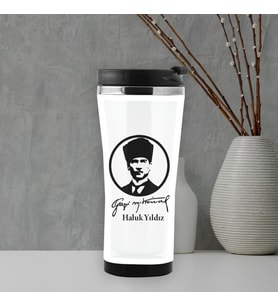 İsme Özel Atatürk Mug (Beyaz)